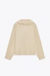 Блуза zw collection з воланами Zara 8225/278 S Бежева (08225278711S) - изображение 6