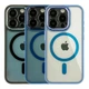 Чохол Creative TPU PC Metal Calais із MagSafe для Apple iPhone 15 Pro Light Blue - зображення 2