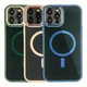 Чохол Creative TPU PC Metal Calais із MagSafe для Apple iPhone 12 Pro Green - зображення 2