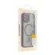 Чохол Creative TPU PC Metal Calais з MagSafe для Apple iPhone 12 Deep Purple - зображення 4