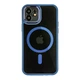 Чохол Creative TPU PC Metal Calais з MagSafe для Apple iPhone 12 Dark Blue - зображення 1