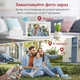 Цифровая фоторамка Frameo 10.1 дюймов 32Gb встроенной памяти с сенсорным управлением WiFi электронная рамка для фото белая приложение FRAMEO сенсорный экран 1280x800 HD IPS интерактивный подарок фотоальбом белая - изображение 7