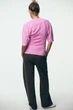 Женская футболка WASHED EFFECT Zara, цвет розовый, размер S - изображение 3