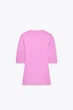 Женская футболка WASHED EFFECT Zara, цвет розовый, размер S - изображение 6
