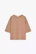 Женская футболка WASHED EFFECT Zara, цвет бежевый, размер М - изображение 5