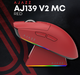 Мишка бездротова ігрова ajazz aj139 v2, red - изображение 1