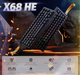 Клавіатура магнітна ігрова attack shark x68 he, black - зображення 8