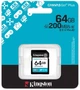 Карта памяти Kingston Canvas Go! Plus 64GB SDXC UHS-I U3 V30 A2 Class 10 (SDG4/64GB) - изображение 3