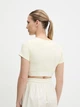 Футболка хлопковая короткая женская Adidas Originals Rib Ss Top JD0040 L Crewht (4067906132262) - изображение 7