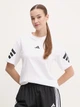 Футболка хлопковая женская Adidas W Fi 3S Tee JE0238 XS White (4067891020438) - изображение 6