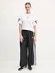 Футболка хлопковая женская Adidas W Fi 3S Tee JE0238 XS White (4067891020438) - изображение 7