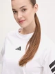 Футболка хлопковая женская Adidas W Fi 3S Tee JE0238 XS White (4067891020438) - изображение 9