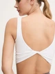 Спортивный топ для фитнеса женский Adidas Optime Bra Tank JZ6028 M White (4068809555332) - изображение 11