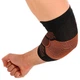 Налокотник спортивный эластичный компрессионный 1шт Нейлон Полиэстер Резина MUTE черный-оранжевый MT-9115 - изображение 11