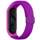 Ремінець для Xiaomi Mi Band 3/4/5/6/7 Elastic Adjustment Purple - изображение 1