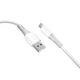Кабель USB Ridea RC-SI35 SiliconePro Micro 3A Бiлий - изображение 4
