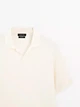 Поло чоловіче Massimo Dutti knit cotton L кремовий - зображення 7