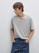 Футболка мужская Massimo Dutti cotton linen L melange - изображение 1