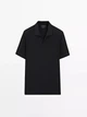 Поло мужское Massimo Dutti knit cotton L темно-синий - изображение 6