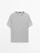 Футболка мужская Massimo Dutti cotton linen L melange - изображение 5