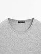Футболка мужская Massimo Dutti cotton linen L melange - изображение 9