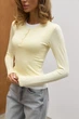 Лонгслів на гудзиках контрастний LS016 2601223896712 XXL Світло-жовтий - изображение 3