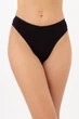 Женские хлопковые трусы слипы Giulia Basic 2301/60 L Black, комфортные повседневные трусики, базовое нижнее белье - изображение 2