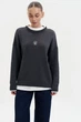 Светр з принтом S012 2508369193010 L/XL Сірий - зображення 2