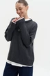 Светр з принтом S012 2508369193010 L/XL Сірий - зображення 3