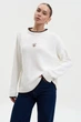 Светр з принтом S012 2508369192110 L/XL Молочний - изображение 1