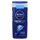 Гель для душу 3в1 для тіла волосся та обличчя чоловічий NIVEA men ds freshkick ml250 - зображення 1