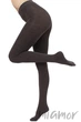 Теплые мягкие колготки из вискозы Giulia Cashmere Touch 180 2 Шоколад - изображение 1