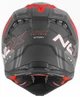 Мотошолом NOX N634 Storm матовий червоний/чорний, XXL - зображення 2