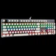 Механическая клавиатура игровая TWolf T75 punk LED Blue Switch 104 кнопоки USB проводная White - изображение 2