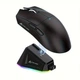 Сверхлегкая геймерская мышка Attack Shark X11 Черная (Bluetooth / 2.4G / Type-C) с RGB+ Грипсы - изображение 5