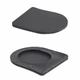 Унітаз підвісний Qtap Robin Ultra Quiet 520×365×340 мм, Anthracite, із сидінням Slim Duroplast / Soft-close / Quick Release - зображення 8