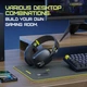 Беспроводные игровые наушники Onikuma B2 Black / Bluetooth / С микрофоном для ПК,PS и телефона - изображение 3