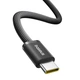 Кабель Type-C на Type-C Baseus Dynamic 4 Series Fast Charging Data Cable (1m, 100W, 5A, 480 Mbps). Black - изображение 3