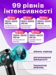 Перкуссионный массажный пистолет для тела спины мышц UnA ручной для шеи электромассажер ударный для ног вибрационный антицеллюлитный 99 уровней мощности 8 насадок с кейсом черный (282.0001) - изображение 2