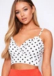 Топ женский Boohoo белый, размер S (STK002757-01) - изображение 1