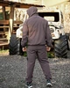 Спортивний костюм Stone Island 4 ПП 7916 коричневий, краш, з сітчастою підкладкою, чоловічий L - зображення 6