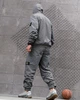 Спортивный костюм Stone Island Submariner Grey НП4993, Crush, с сетчатой подкладкой, мужской L - изображение 6