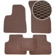 Коврики в салон Kinetic для Honda Jazz/Fit GD '03-08 EVA-полимерные коричневые (комплект) - изображение 1