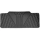Коврик в багажник Inliner Wave Style для Mini Cooper F56 '14-24 3 дв. нижний из экокожи черный с белой нитью и окантовкой - изображение 1