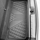 Коврик в багажник Inliner Wave Style для Mini Cooper F55 '14-24 5 дв. нижний из экокожи черный с белой нитью - изображение 7