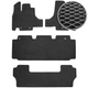 Килимки в салон Kinetic для Honda Odyssey RL5 '10-17 3 ряди EVA-полімерні чорні (комплект) - зображення 1