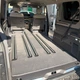 Коврики в салон Optimal для Volkswagen Multivan T7 '21- со столиком + багажник текстильные серые (комплект) - изображение 14