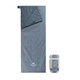 Спальник надлегкий Naturehike Ultralight LW180 NH21MSD09 лівий, (15°C), p-p M, сіро-синій - зображення 1