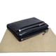Шкіряний гаманець Genuine Leather чорний 1835-166 black - изображение 2