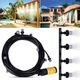 Система туманообразования Patio Mistcooling 10 м для охлаждения и полива, садовый распылитель воды - изображение 2